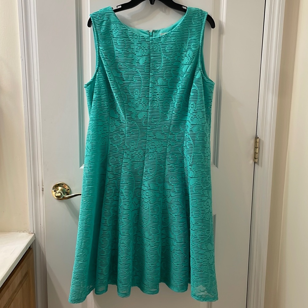 SeaFoam Green Lace Pattern Dress